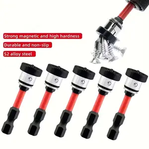 5pcs High Torque Impact Resistant S2 PH2 Positioning Batch Head - Strong Magnetic Anti Slip, Strong Impact Resistance, Strong Torque and High Magnetic Strength - Industrial Drill Bit Set with Hexagonal Shank