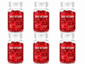 Healthcare Hair Vitamin Capsules Infused with Violet Vitamins & Argan Oil, for Color-Treated & Permed Hair, Smooths Frizz, Restores Silkiness & Shine Healthcare Dietary