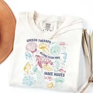 Comfort Colors Speech Therapist T-shirt, Slp Communication Specialist, Your Words Matter Tee, Gift For Speech Language Pathologist T-shirt