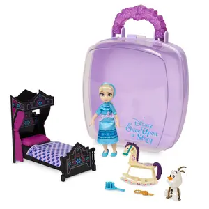 Disney Store Elsa Disney Once Upon a Story Mini Doll Play Set – Frozen – 5''