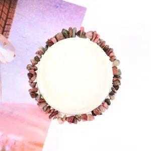 Rhodonite Crystal Bracelet - Chip