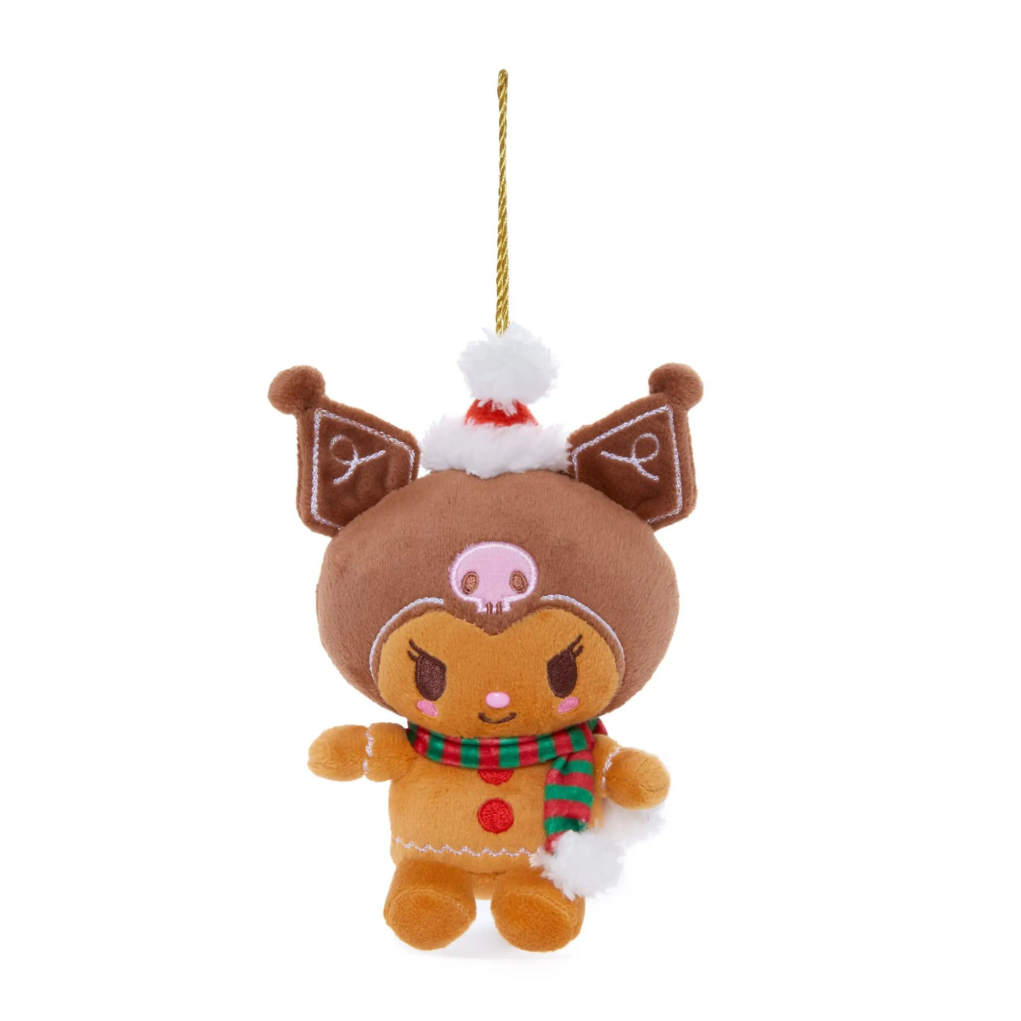 Kuromi Plush Ornament (Holiday Gingerbread Friends)