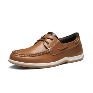 Bruno Marc Men's Vegan Leather Boat Loafers