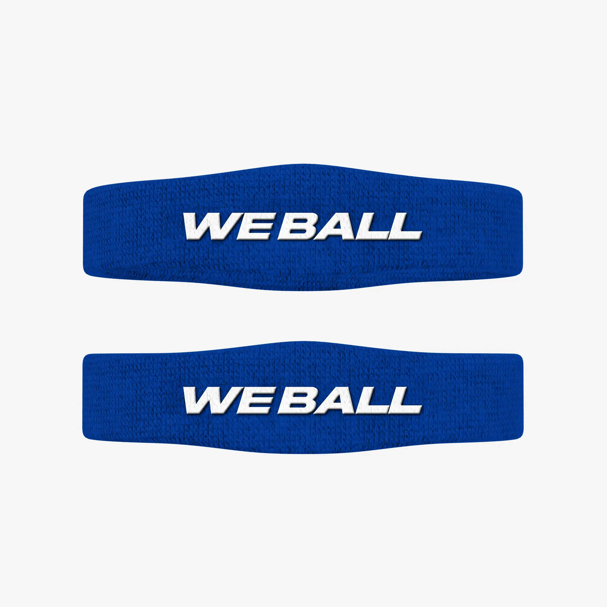 We Ball Sports Skinny Bicep Bands - Blue, 2-Pack, Workout Accessories, Fitness Training Equipment