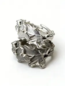 Adjustable Feather Thorn Ring for Men and Women, Daily Casual Wear, Unisex Jewelry, Comfort Fit Design, Perfect Gift Idea, Unisex Appeal