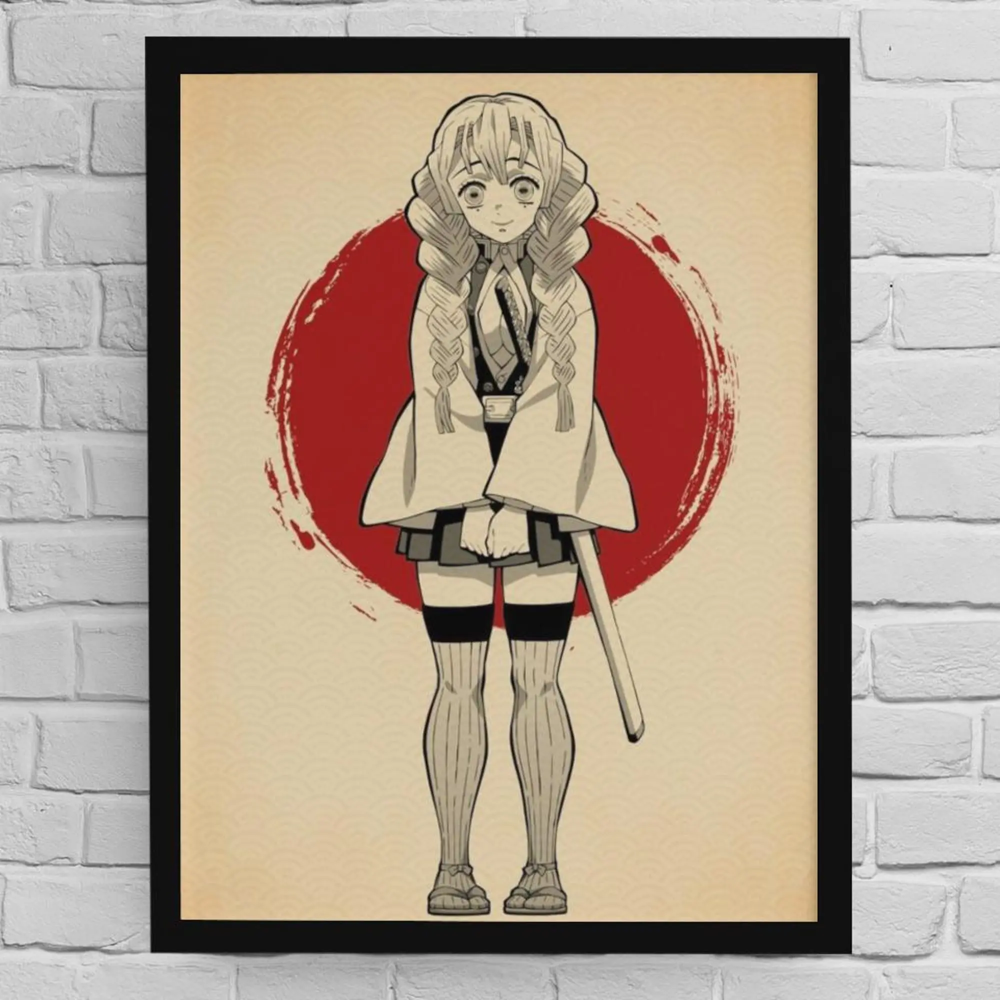 Mitsuri Kanroji - Demon Slayer - Love Breathing Artwork - Anime Lover Gift - Kimetsu no Yaiba Art - Manga - Anime