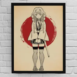 Mitsuri Kanroji - Demon Slayer - Love Breathing Artwork - Anime Lover Gift - Kimetsu no Yaiba Art - Manga - Anime