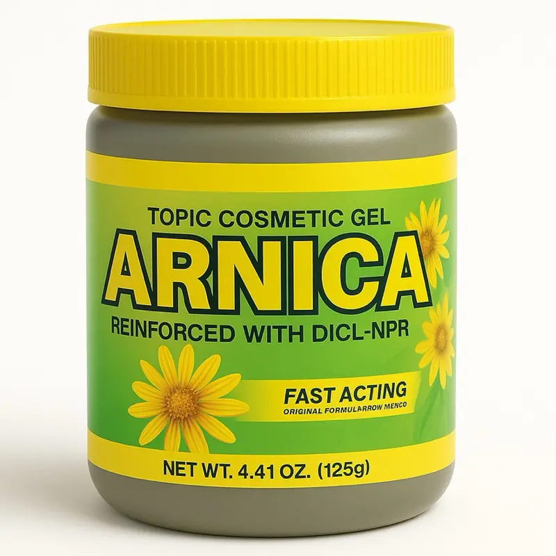 (NEW MODEL) Arnica Muscle Balm 125g - OTC Pain Relief, Skin Nourished & Revitalized Full-Body Care, Single Item with Diclofenac & Naproxen, Pack