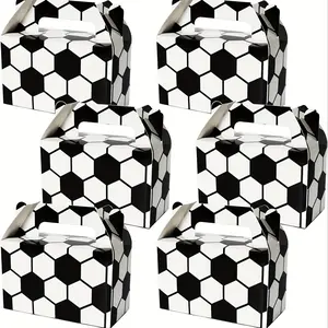Football Gift Box for Her/him, Sports Theme Party Gift, Birthday Football Bag, Team Candy Gift, Valentine's Day Gift Box, Baby Shower Decorations