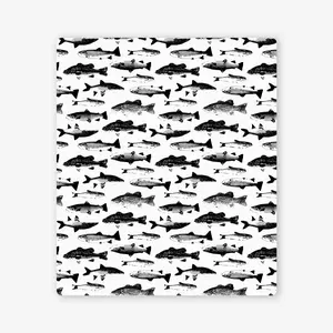 Fish Stamps Two Player Mat
