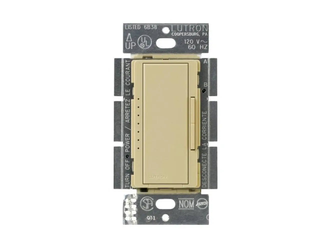 MACL-153MH-IV Maestro 3-Way Programmable Dimmer Switch, Ivory, for Home Improvement Electrical Equipment & Supplies, Programmable Dimmer Switches