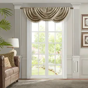 Avignon Champagne Window Valance