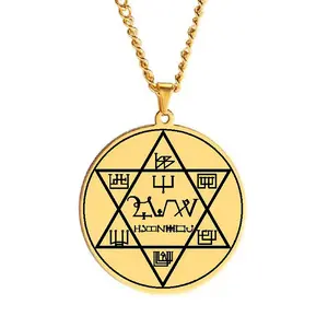9 Archangels Necklace Michael Haniel Hamiah Lazaerel Protection Magic Pendant