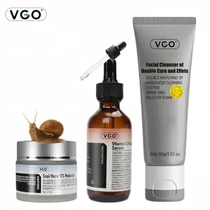 VGO Simple Skincare Trio | Serum, Moisturizer & Gentle Face Cleanser