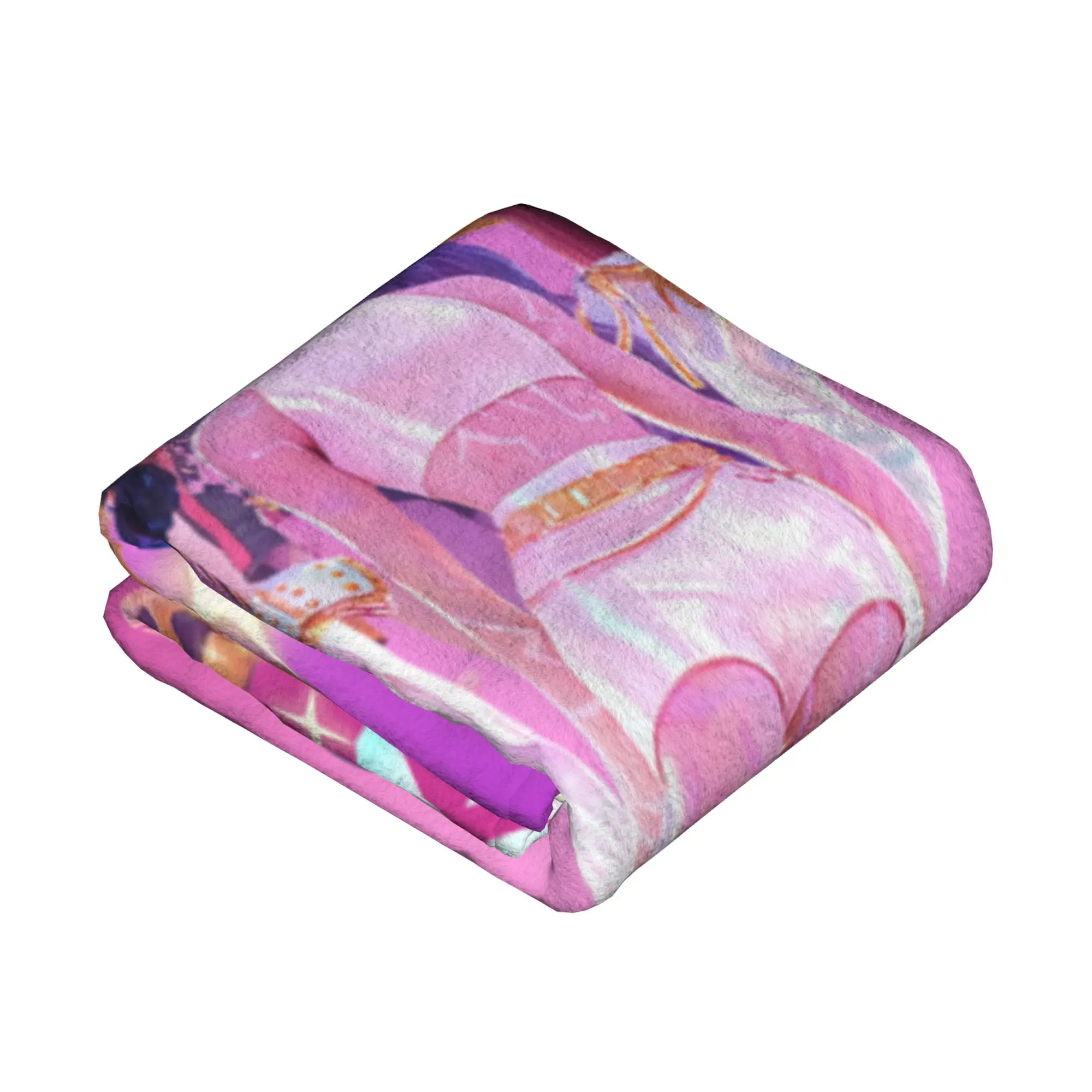 K-Pop Hunter Comfortable Flannel Blanket – A stylish, soft, and warm living room and bedroom decorative blanket suitable for both children and adults. This dreamy K-Pop flannel blanket adds warmth and style to your space. The perfect gift for K-Pop fans.