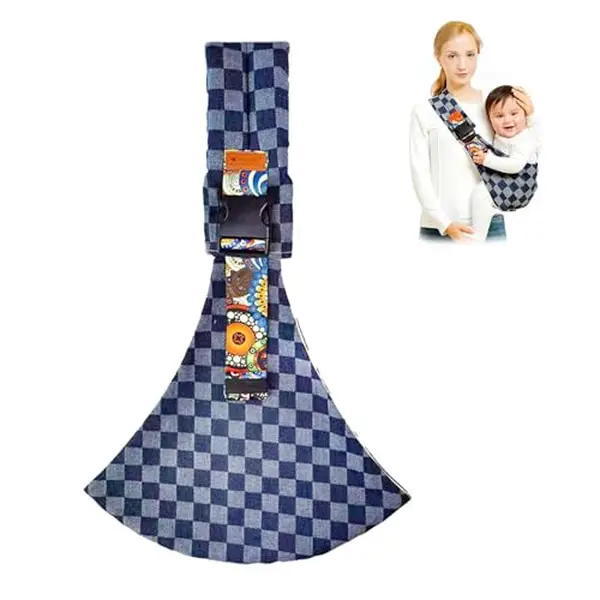 Baby Sling Carrier,Toddler Carrier, 2024 New Baby Carrier Newborn to Toddler,Portable Lightweight Non-Slip Hip Seat Carrier 10-30lbs(Black)