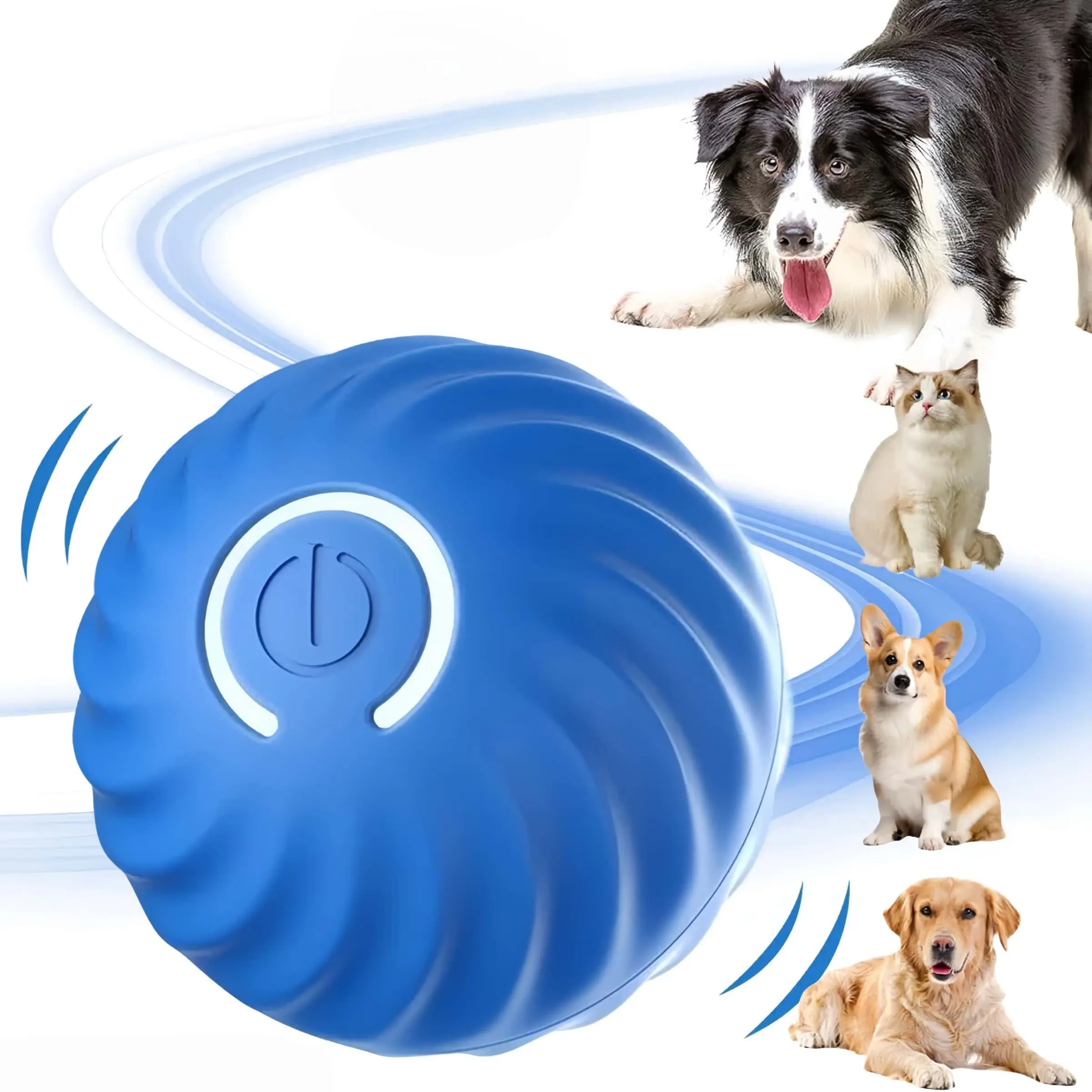 Interactive Dog Bounce Ball Toy, Interactive Training Ball, Smart Vibration Feature, Automatic Rotation, Pet Stimulation, Fun Exercise for Dogs - TikTok Shop Interactive Dog Bounce Ball Toy, Interactive Training Ball, Smart Vibration Feature, Automatic Rotation, Pet Stimulation, Fun Exercise for Dogs - TikTok Shop