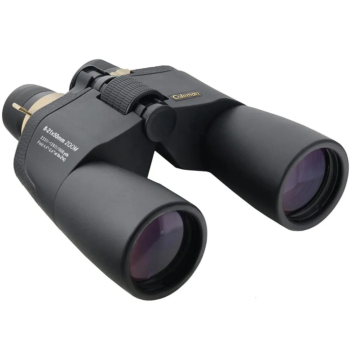 Coleman 8-21x50 Full Size Zoom Binoculars, Black (CZ82150)