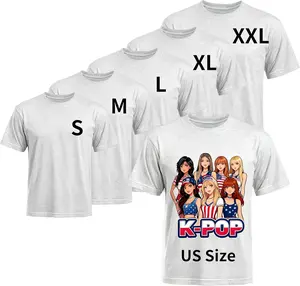 Joyclub 5 PCS Unisex Sublimation Blanks Bulk Polyester T Shirts for Sublimation Crew Neck Short Sleeve Wholesale DIY Gifts