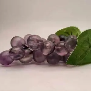 Purple fluorite grapes Bag Pendant