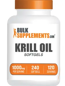 BulkSupplements - Krill Oil Softgels - Healthy Skin - Antioxidant - Softgels - 1000mg Per Serving BulkSupplements - Krill Oil Softgels - Healthy Skin - Antioxidant - Softgels - 1000mg Per Serving
