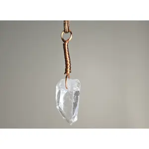 Clear Quartz Wire Wrapped Pendant
