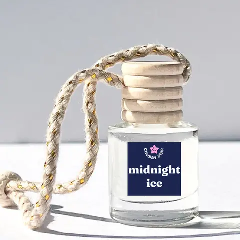 Midnight Ice Scented Car Freshener with Lemon, Eucalyptus, Lavender, Clove, Jasmine, Cedar, Oakmoss and Vetiver - Long-Lasting Fragrance