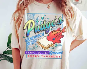 Vintage DisneyWorld Pudge's Sandwich Shop Shirt, Lilo & Stitch Pudge The Fish Tee, DisneyWorld Pudge Controls the Weather, DisneyWorld Family 2026 Trip