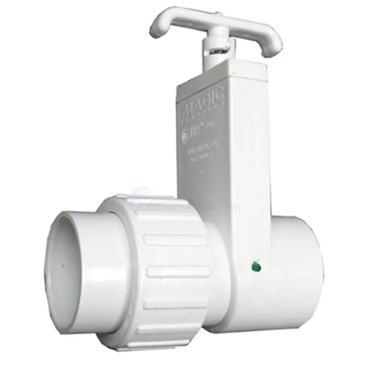 Magic Plastics Uni-Body Slide Valve, 1.5x1.5 in. Union, Plumbing Valves & Parts