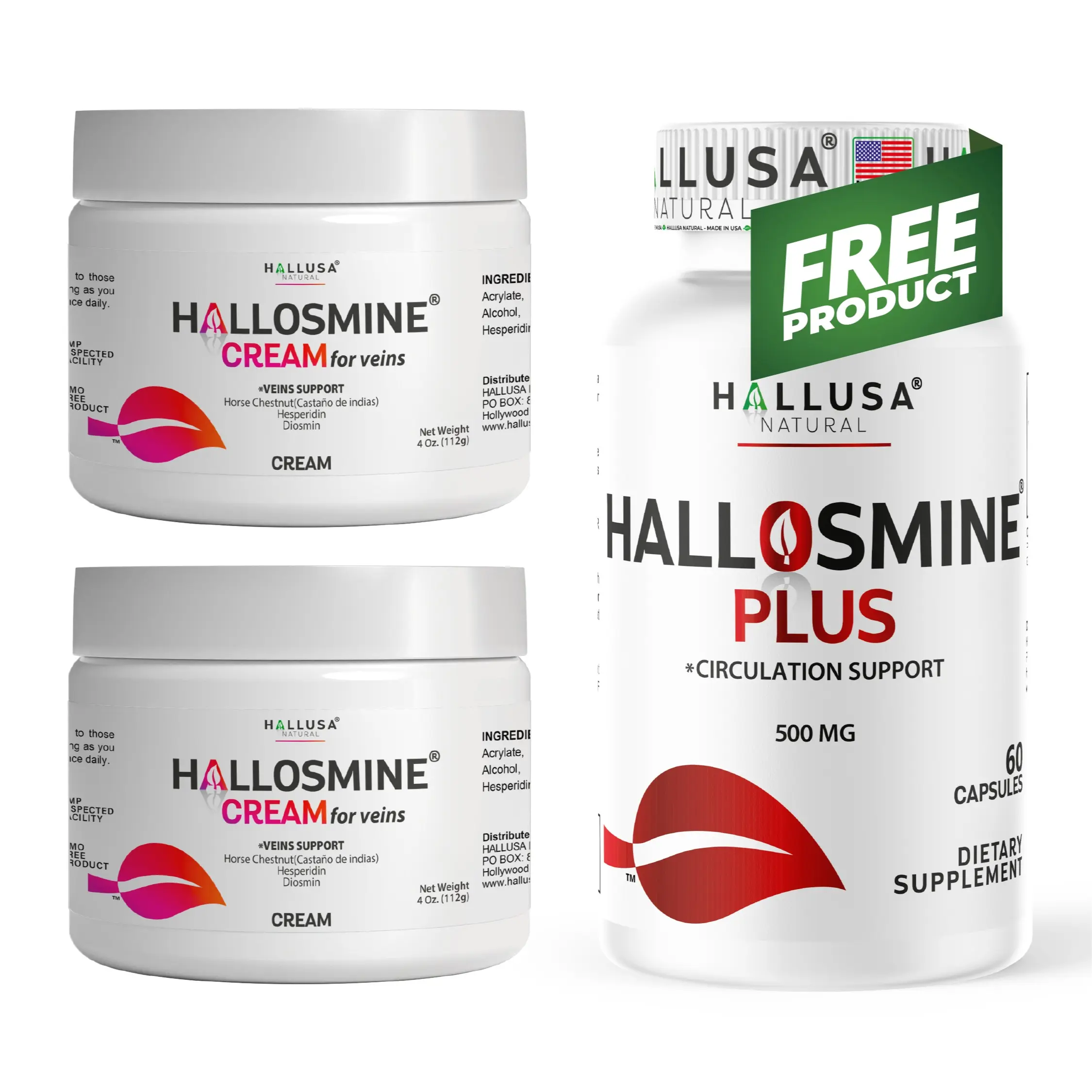 FREE PLUS + 2 CREAM