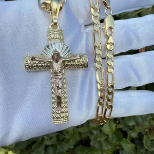 Elegant Cross Necklace with Chain  - Perfect for Any Occasion for him or her