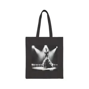 Diva Devine Cotton Canvas Tote Bag - Fashionable Reusable Shopping Bag, Trendy Handbag, Gift for Fashion Lovers, Eco-Friendly Tote