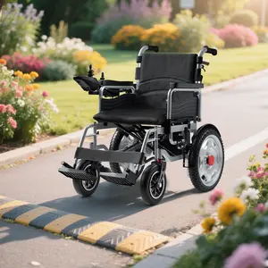 Foldable electric wheelchair suitable for adults or seniors, convenient for daily travel, effortless climbing, high safety, equipped with storage bag,compact and foldable, Christmas gifts,Black Friday limited-time specials