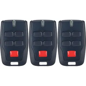 3 Pcs 4 Channel Remote Compatible with BFT Mitto B RCB04 R1, 433.92mhz Gate Opener Remote Transmitter for All Kinds of Doors, Easy to Program