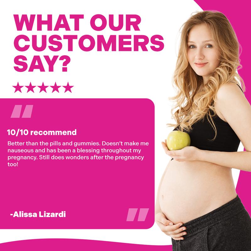 Pink Stork Liquid Prenatal + Postnatal Multivitamin for Women Berry Flavor 1 Month Supply Organic Natural Supplement with Prebiotics & Probiotics