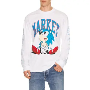Market x Sonic Run Long Sleeve T-Shirt in White