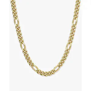 JAXXON Figaro Chain 5mm - Box Clasp - Gold