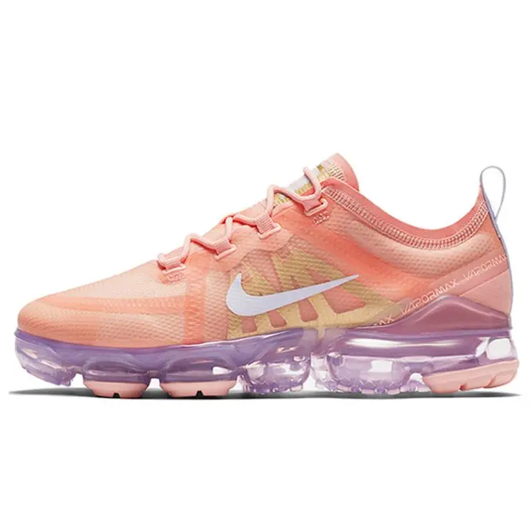 Nike Air VaporMax 2019 Bleached Coral Comfort Lightweight Low Top Casual Running Shoes Women's AR6632-603
