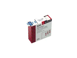 Smead 67085 A-Z Color-Coded Bar-Style End Tab Labels, letter O, Blue, 500/Roll