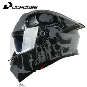 Motorcycle helmet visor helmet model 900 dual lens design unisex colorful multi-color lens with dot certification