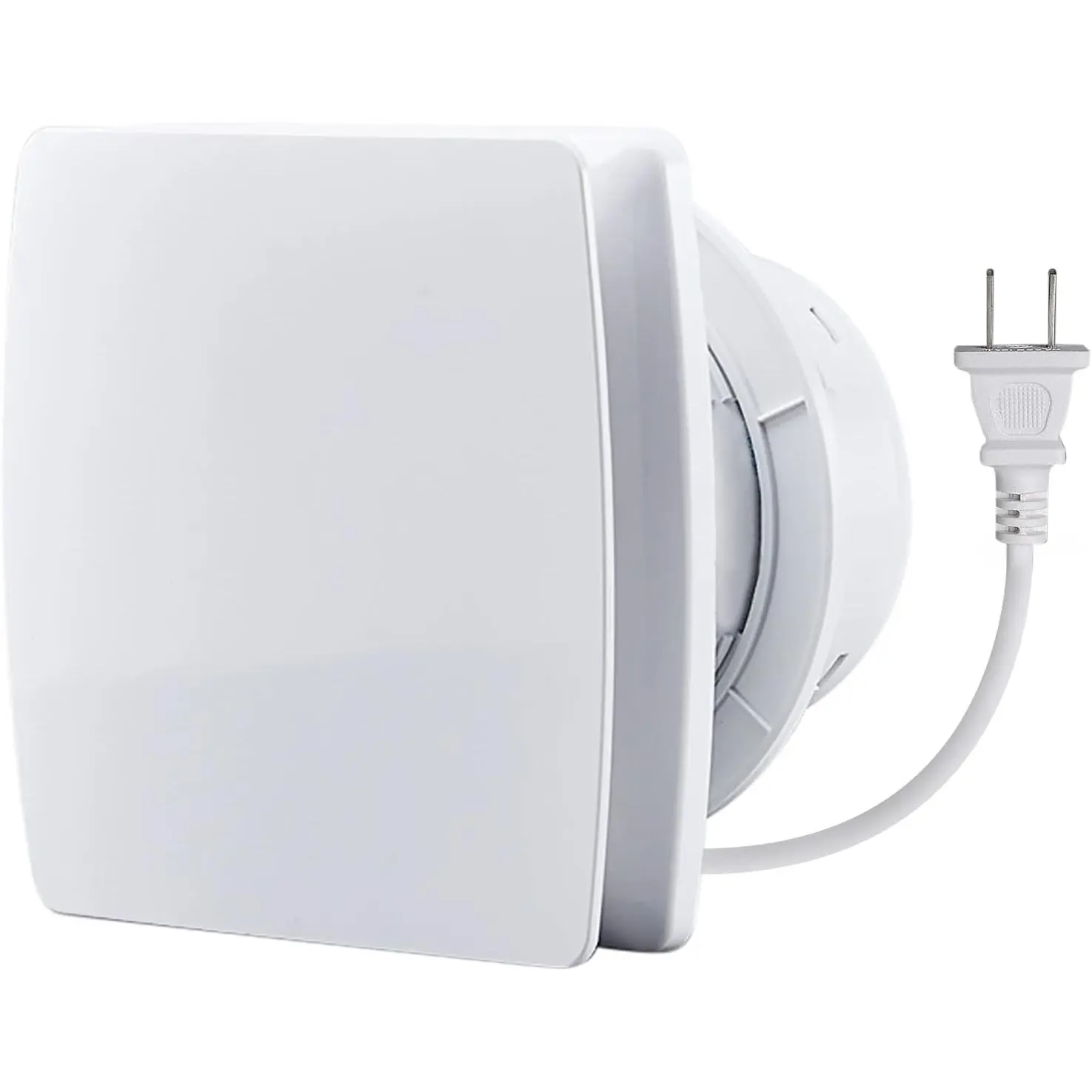 Exhaust Fan 4" Home Ventilation Fan Window and Wall Mount Vent Fan for Kitchen Bathroom Workshop Garage (110v/12W/White)