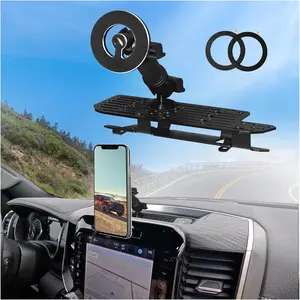 2024 2025 Ram Metal Dash Mount Magnetic Phone Holder for 2019-2025 2026 Ram 1500 2500 3500 TRX Metal Dash Platform Phone Mount 2025 Cell Phone Mount