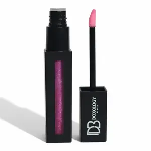 Doxology Beauty, Nat Luxe Lipgloss, SARAI- Highly Pigmented Lip Gloss with Pink Shimmers, Ideal for Any Occasion, Glossy Makeup - Lipstick, Cosmetic