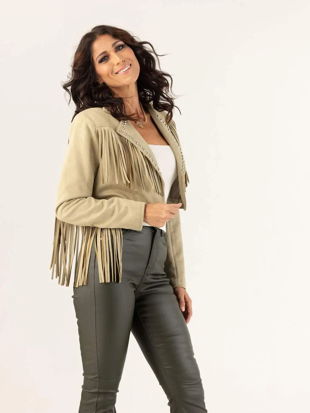 The Casey Fringe Studded Jacket