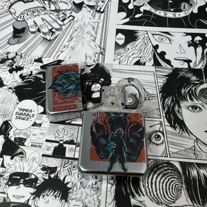 Gogeta Orange Vest DBZ Anime-Inspired Universal Lighter Case - Stylish Durable Protective, Lightweight