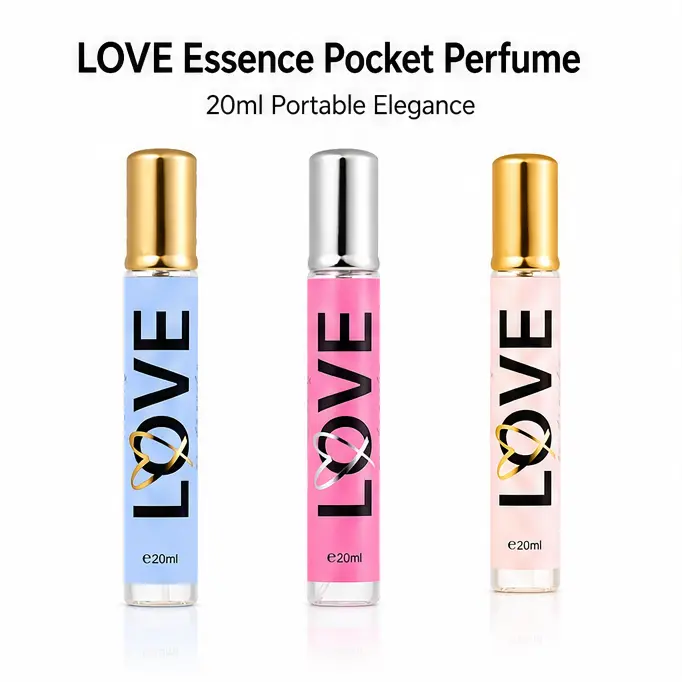 20ml Mini Pocket Spray Perfume for Women, Three Fresh Sweet Floral Scents, Slim Portable Tube Design, Light Fragrance for Travel Daily Touch-Up & Small Romantic Gifts