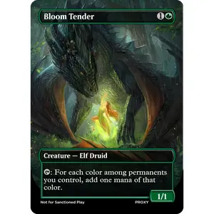 Bloom Tender Creature  - MTG PROXY Dragon