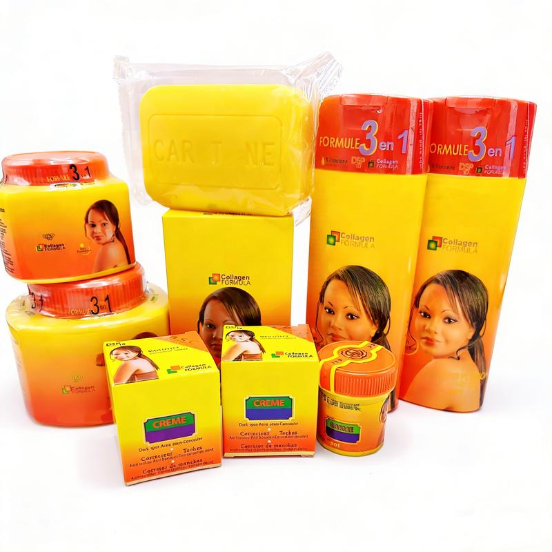 3in1 Carrot Skincare Set | Body Lotion, 215ml, for daily skin care application