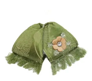 Green Flor Camisa Charra Mono Mexican Charro