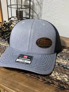 Peterbilt Trucker Hat, Laser Cut Patch, Richardson 112 Snapback, Gift for Him